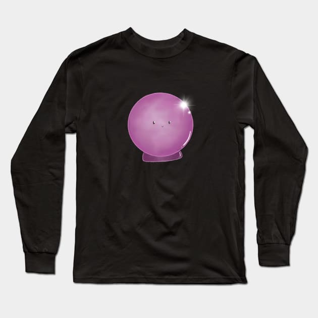 Crystal Ball Long Sleeve T-Shirt by Mydrawingsz